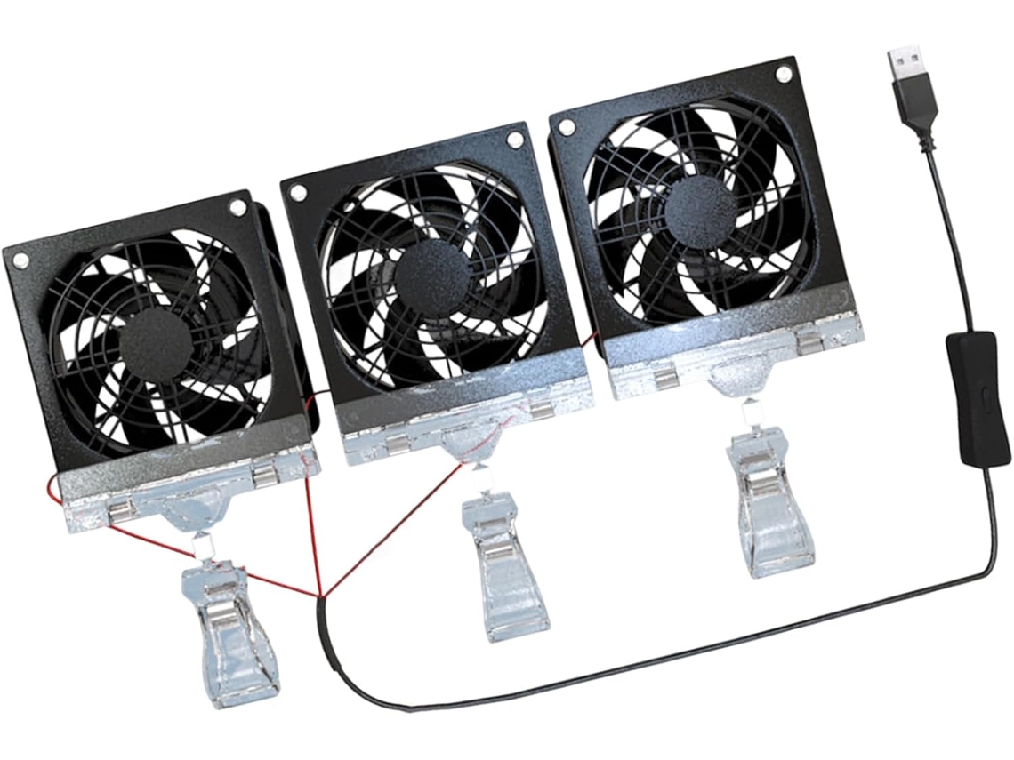 Ventilador De Escritorio De 8 Cm Con Alimentación Usb De 5 V, Silencioso, 3600 Rpm, Para