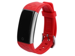 Pulsera Inteligente (frecuencia Cardíaca Dinámica, Sueño Y Conteo De Pasos) Pulsera Deportiva De Seguimiento De Fitness Bluetooth Color Rojo