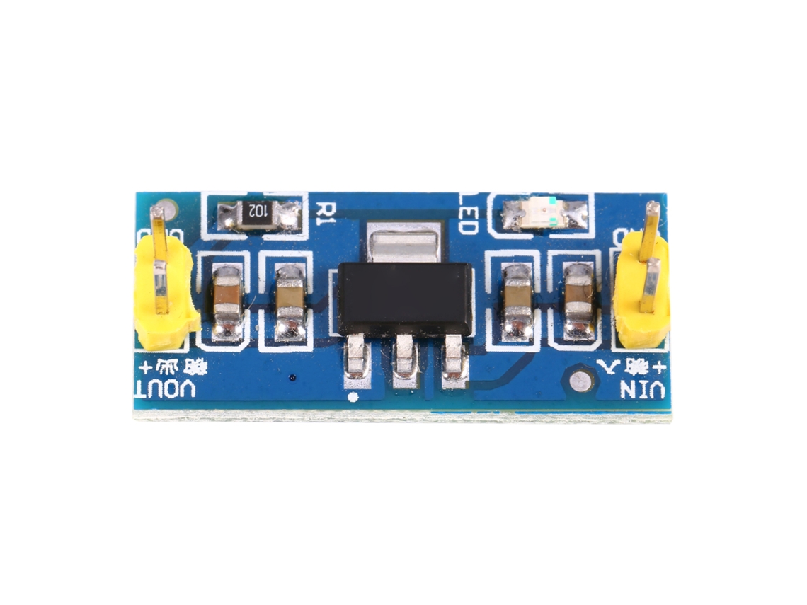 Módulo de fuente de alimentación DC/DC de 6V/12V a 5V 800mA para proyectos de bricolaje, placas de circuitos y convertidores de voltaje.
