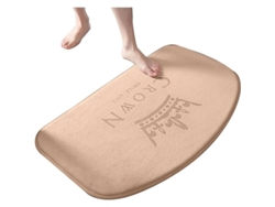 Alfombrilla De Baño De Terciopelo Suave, Antideslizante Y Superabsorbente Con Espuma Densa.