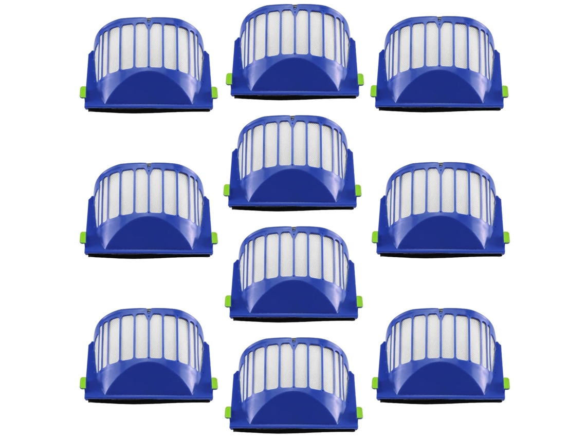 10 Pcs Filtros para Irobot Roomba 500 600 Series 536 550 694 Aspirador de Pó GERTIZ
