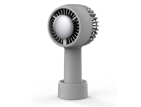 BISBISOUS Gris USB Recargable Ventilador USB Recargable Mini Ventilador Portátil con Enfriamiento Semiconductor Enfriamiento Rápido