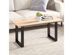 Tablero de mesa rectangular de pino macizo de 100 x 50 x 1,7 cm, DKD HOME DECOR