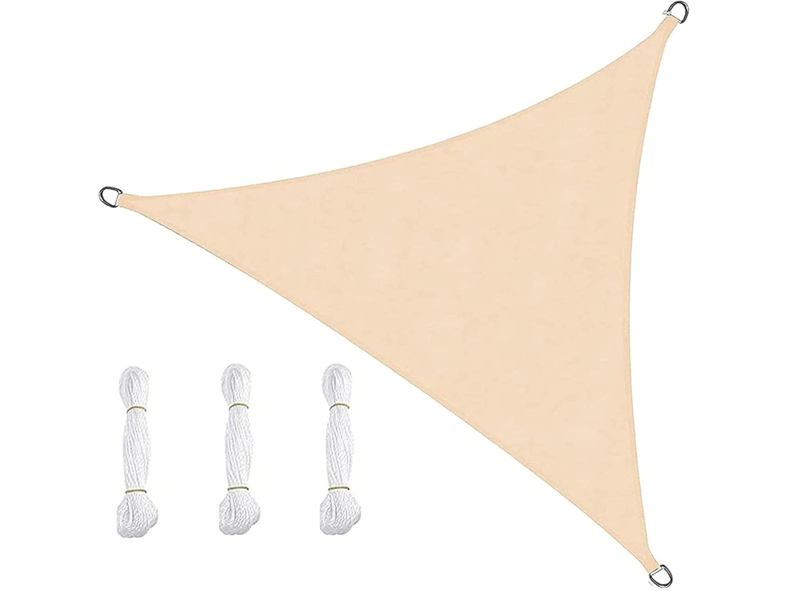Toldo Triangular Impermeable, Resistente De Poliéster