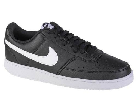 Zapatillas Deportivas NIKE Court Vision Low Hombre (Negro -Material Sintético -40)