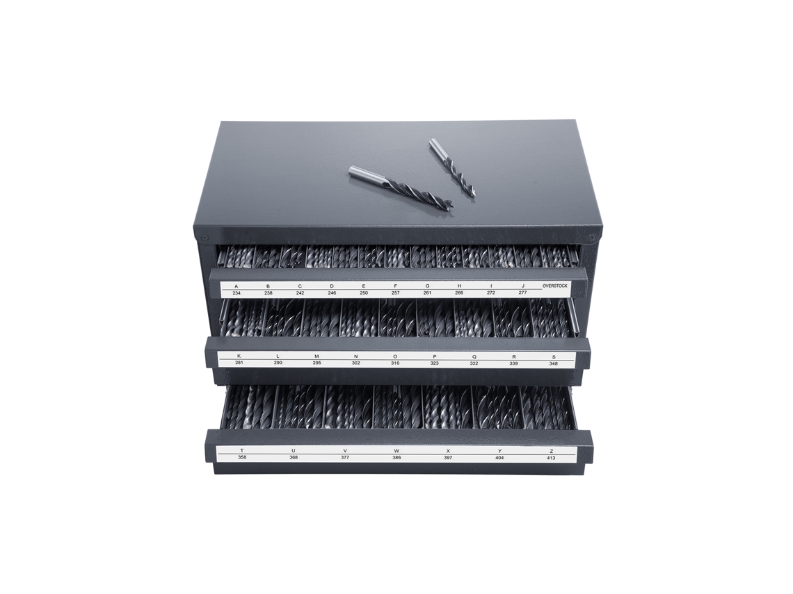 Gabinete dispensador de brocas Succebuy, organizador apilable de 3 cajones