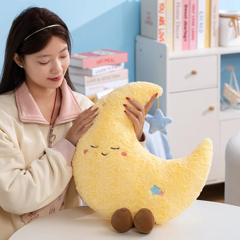 (luna De 50 Cm) Almohada/cojín De Simulación Para Adultos, Decoración Del Hogar, Soporte Lumbar