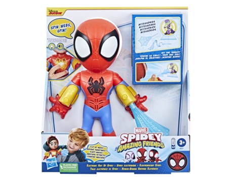 Marvel SPIDEY AND HIS AMAZING FRIENDS Traje electrónico de Spidey Figura SPIDEY AND HIS AMAZING FRIENDS 3 Años