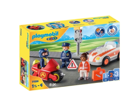 Muñecos PLAYMOBIL 1 2 3 heroes del dia a dia