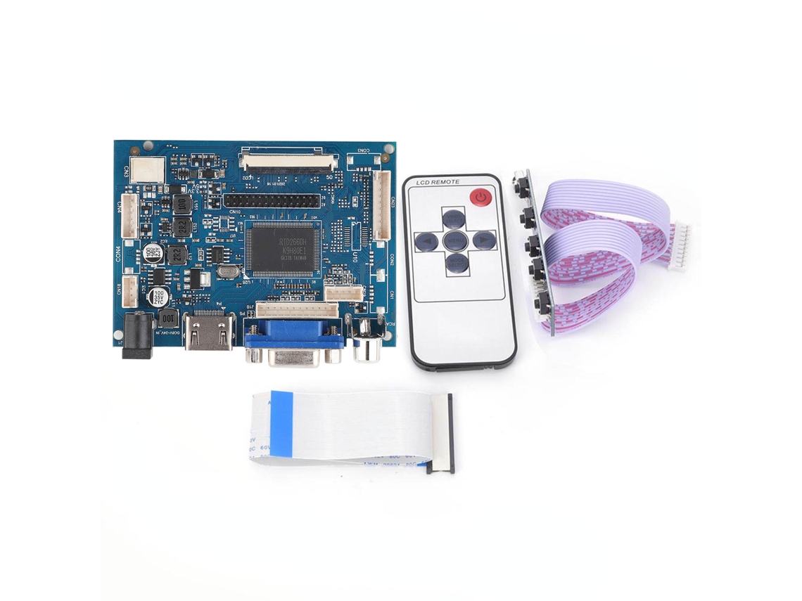 Placa De Control Inversa Hdmi Vga 2av Para Pantalla Lcd 7 Pulgadas At070tn92 800x480