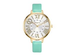 Reloj Zhoulianfa Para Mujer De Piel Sintética Con Movimiento De Cuarzo Y Números Romanos (menta)