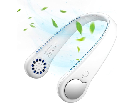 Mini Ventilador Flujo de aire de 360° Cuello USB Cuello Cuello personal