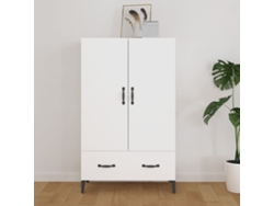 Aparador De Madera Contrachapada Blanco 70x31x115 Cm