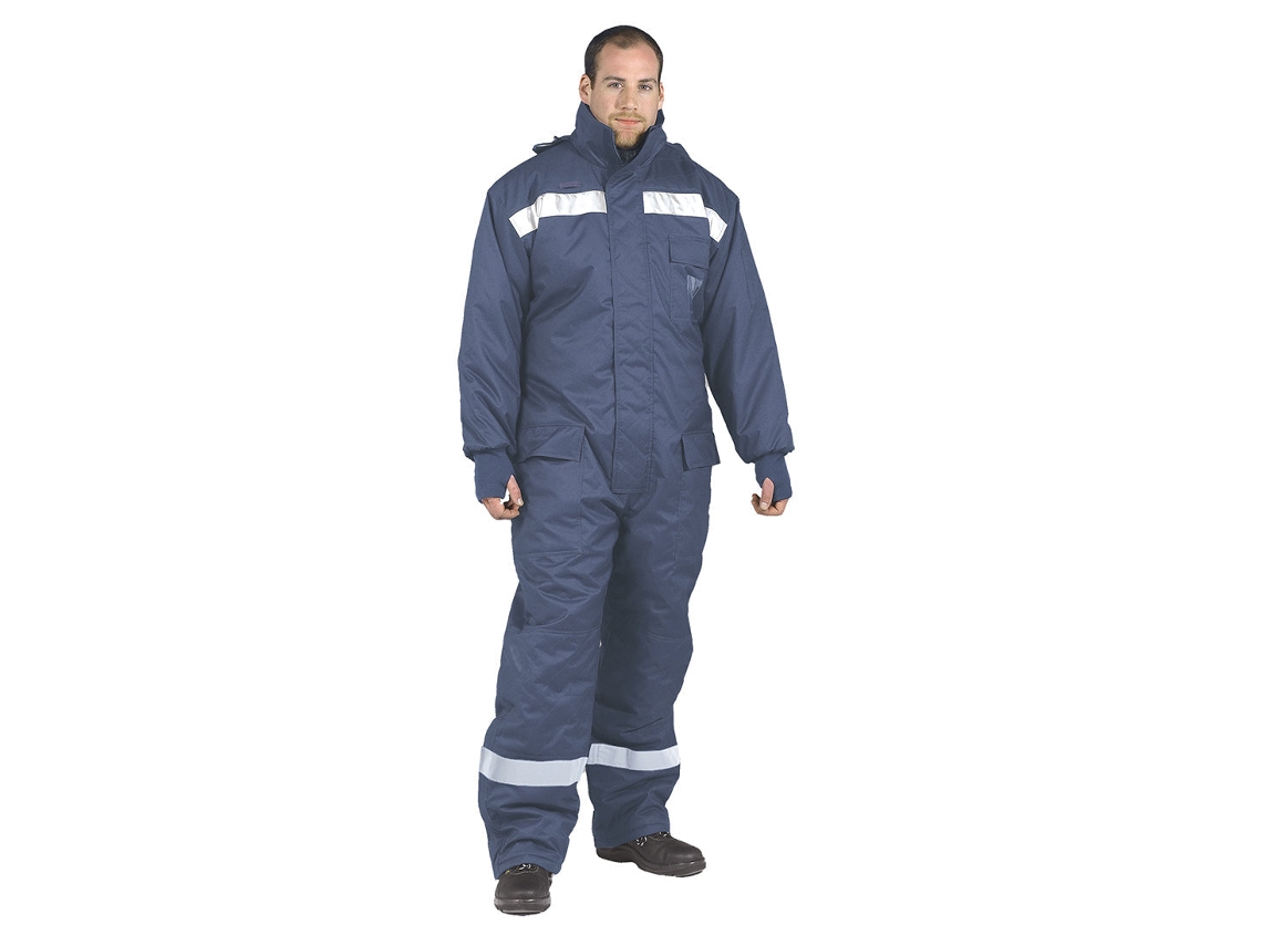 Mono Coldstore: Buzo Completo Para Tareas Pesadas Azul Marino / Xl