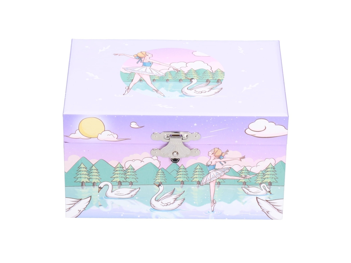 Caja De Música Para Joyas Para Niños Con Muñeca Bailarina Animada, Ideal Para Guardar Objetos.