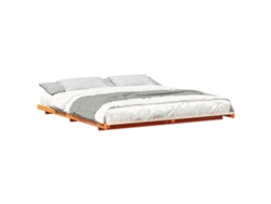 Maison Exclusive - Estructura De Cama Marrón Cera 200 X 210 Cm