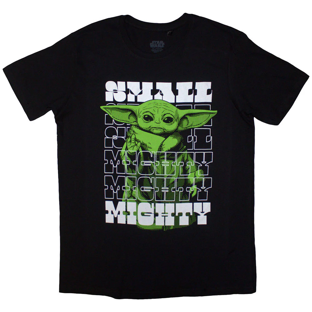 Rockinstone Unisex Star Wars The Mandalorian Grogu Small & Mighty Camiseta-s