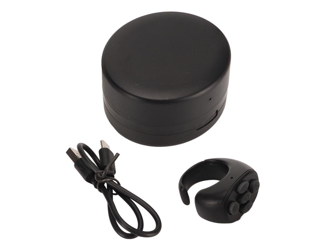 Anillo De Control Remoto Abs Para Smartphone Con Cámara, Selfie Y Navegación De Páginas A Través De La Aplicación.