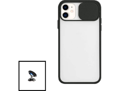 Carcasa + Soporte iphone X PHONECARE Slide Window Anti Choque Frosted Negro 92886