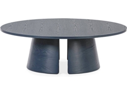 Mesa de Centro BAZAR MONDIALE Cep (Azul  - Madera - 110x36.5  cm)