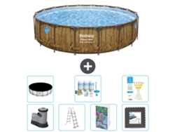 Bestway Piscina Bestway Power Steel Redonda - 549x122 Cm - 8-peças S581