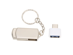 Memoria Usb Flash Drive Dual Para Teléfono Móvil Y Computadora Con Llavero