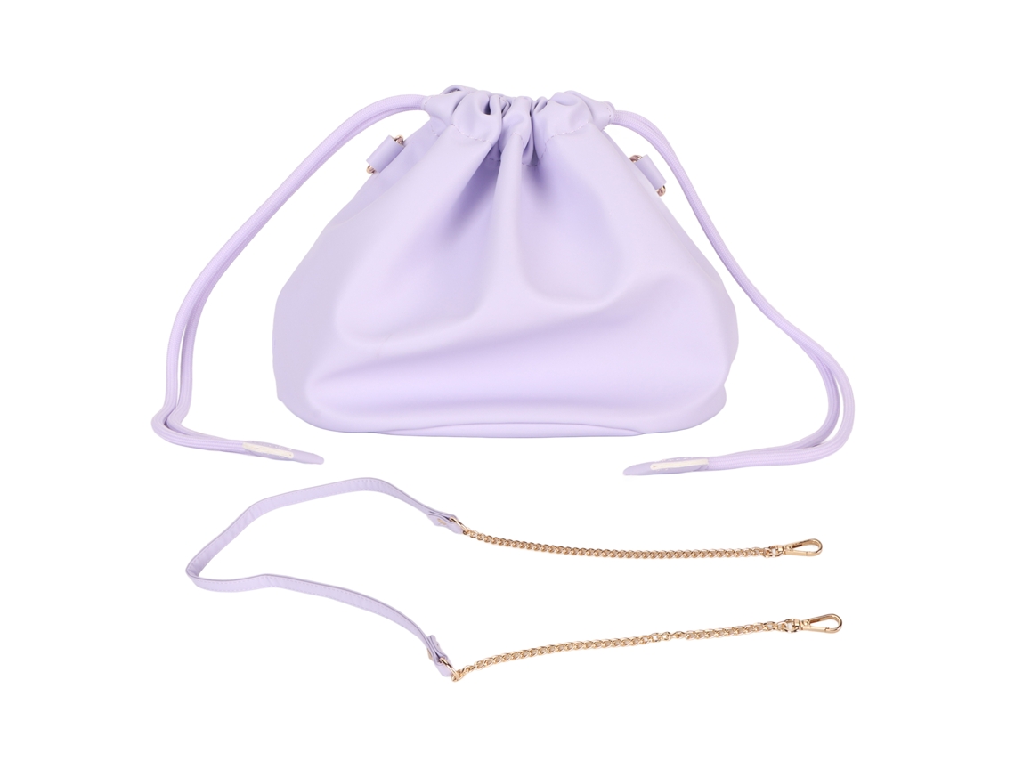 Bolsa De Cuero Pu Para Cámara Con Cordón, Impermeable Y Portátil, Con Correa De Hombro, Morado