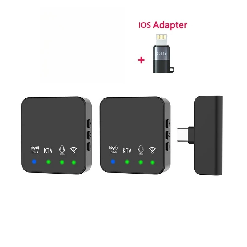 Micrófono De Solapa Inalámbrico, Mini Micrófono Portátil Para Grabación De Audio Y Vídeo.