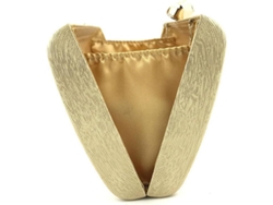 Bolso De Noche Con Cartera De Mano Con Cadena Para Mujer, Correa Dorada Para El Hombro.