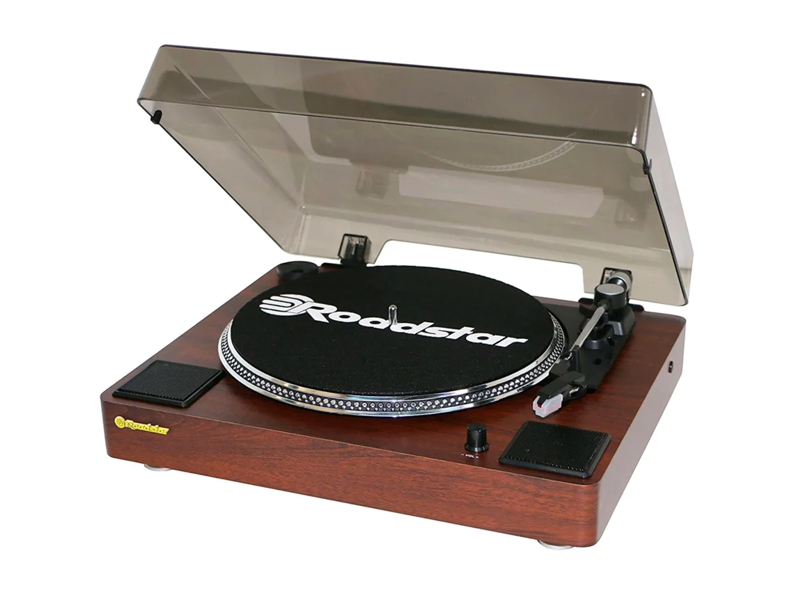 Tocadiscos 3 Velocidades 33/45/78 Rpm ROADSTAR Tt-260Spk Madeira