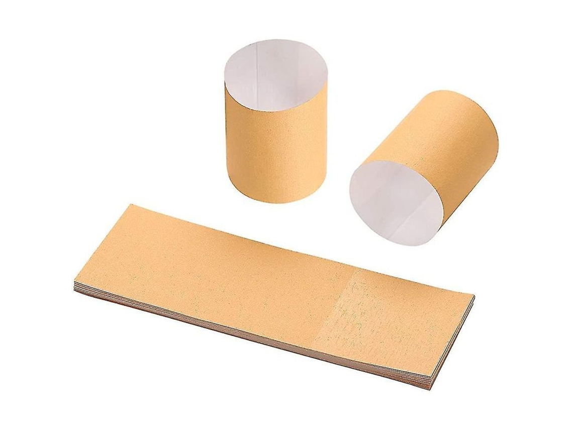 Anillos para servilletas de papel marrón, caja de 2500 unidades, autoadhesivos, calidad aprobada por la FDA, ideales para restaurantes y eventos.