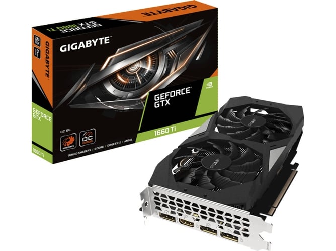 Tarjeta Gráfica GIGABYTE GeForce GTX 1660 Ti (NVIDIA - 6 GB GDDR6)