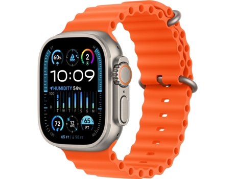 Smartwatch Watch Ultra 2 Lte Silver Titan 49Mm Wristband Orange Mreh3 APPLE