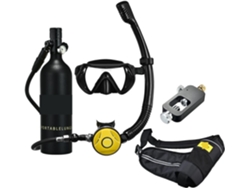 Mini Botella De Buceo, Tubo De Snorkel, Rebreather, Equipo Portátil De Apnea