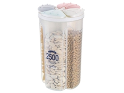 2026da-recipiente De Almacenamiento Airtight Para Comida Seca, Dispensador De Cereales Plástico Estanco