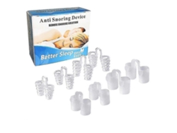 Juego de 8 pinzas nasales de silicona para ventilación, antironquidos, dilatadores nasales para la apnea del sueño, ayuda para dormir. TAISHENGDA