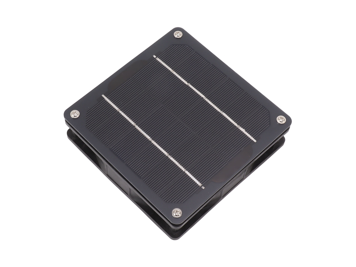 Ventilador Solar De 5 W Con Panel Monocristalino, 12 V Cc, Para Gallinero, Cobertizo Y Establo - Económico