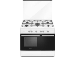 Cocina TAURUS 5G IX CIG5FWHM (70 L - Gas Butano-propano - Blanco) 90x85