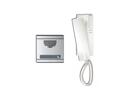 Kit Portero 1 Vivienda 41 Hilos con Placa y Teléfono Serie 7 Tegui 375011 Blanco LEDKIA