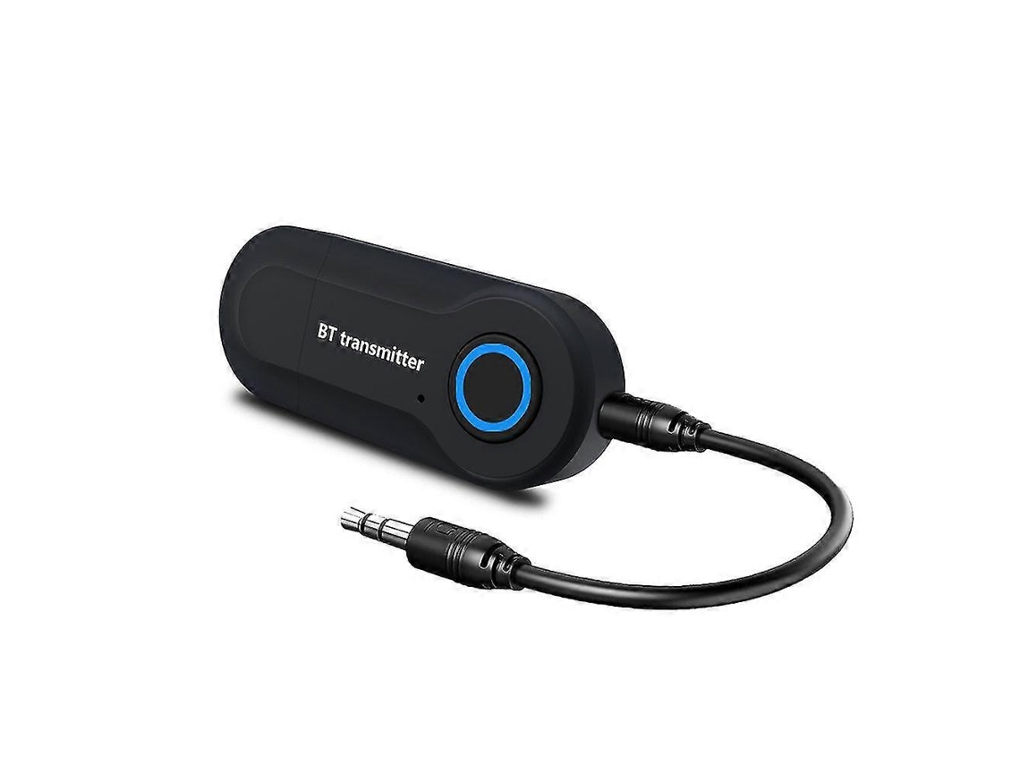 Transmisor Bluetooth de 3,5 mm, estéreo inalámbrico portátil emparejado con receptor Bluetooth, alimentación USB Rosewell