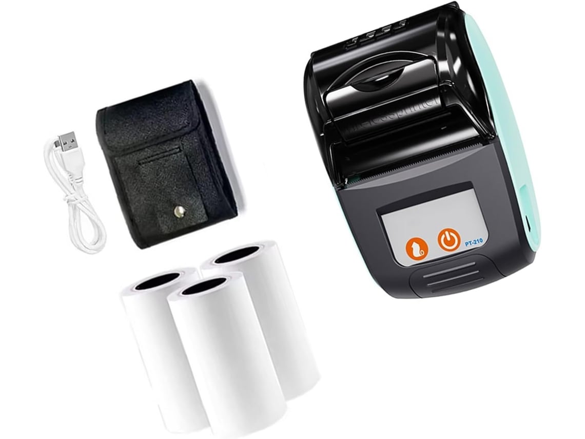 Impresora Compacta Con Impresión De Alta Resolución Para Oficinas Y Hogares, Bluetooth.
