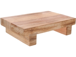 Taburete De Madera Ligero Para Personas Mayores, Taburete Ergonómico Con Escalón Y Diseño Compacto.
