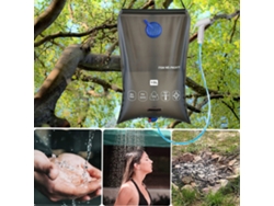 Bolsa de agua plegable de 15 litros para camping y uso al aire libre.