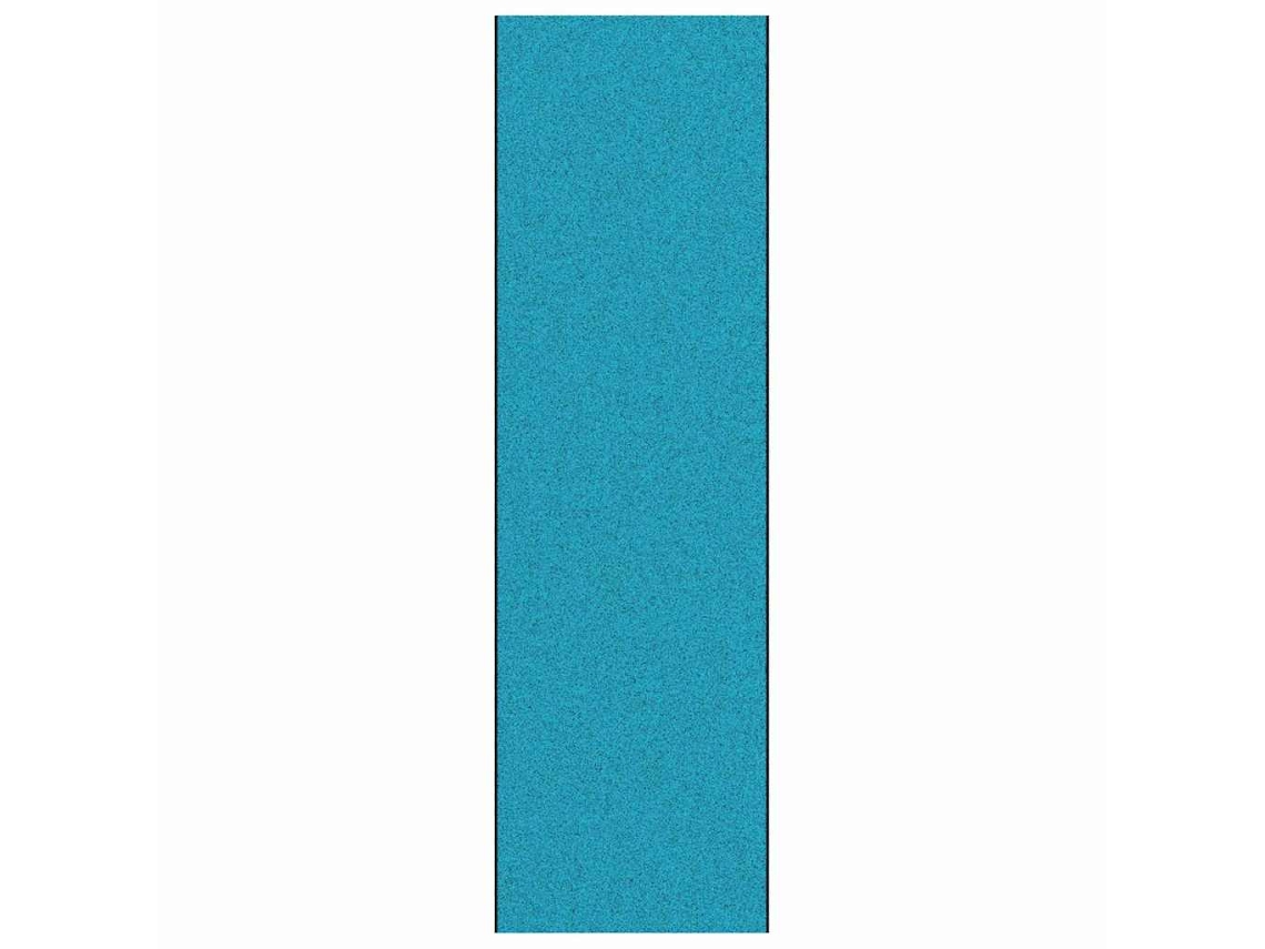Felpudo Otro Cian Y Negro 120 X 400 Cm Poliamida Y Pvc