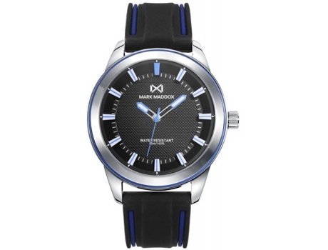 Reloj MARK MADDOX Hombre (Goma - Negro)