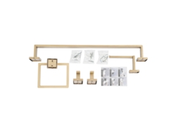 Juego de accesorios de baño, 5 piezas, acero inoxidable duradero, acabado dorado OEM