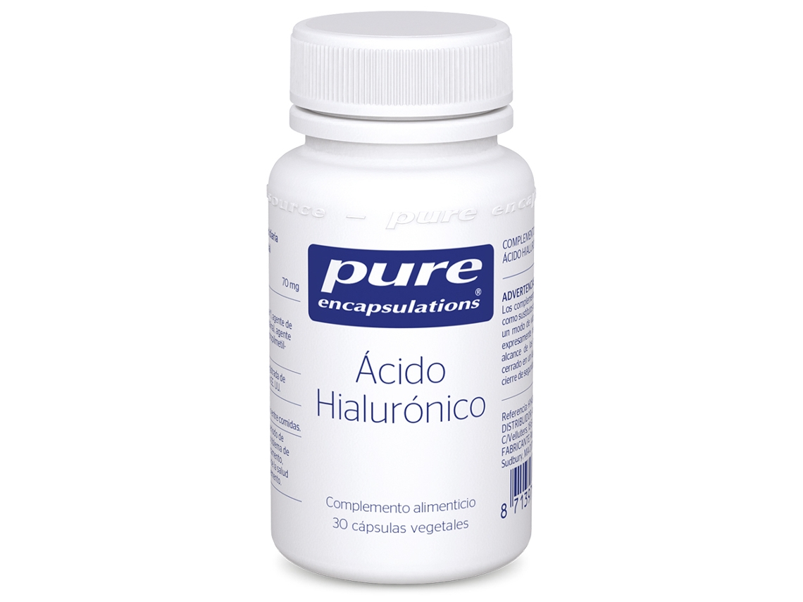 PURE ENCAPSULATIONS Ácido Hialurónico 30 Cápsulas
