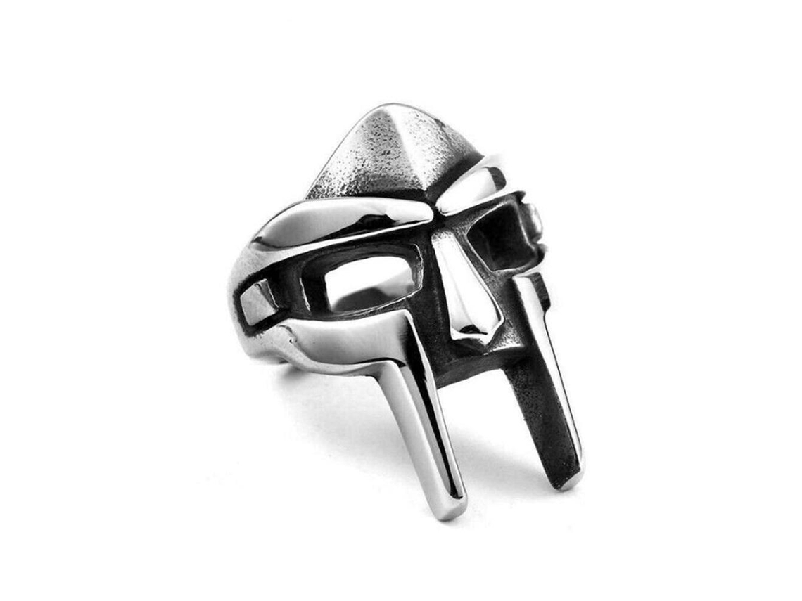 Anillo De Acero Inoxidable Para Hombre Estilo Punk Gladiador Vikingo Con Casco Nórdico