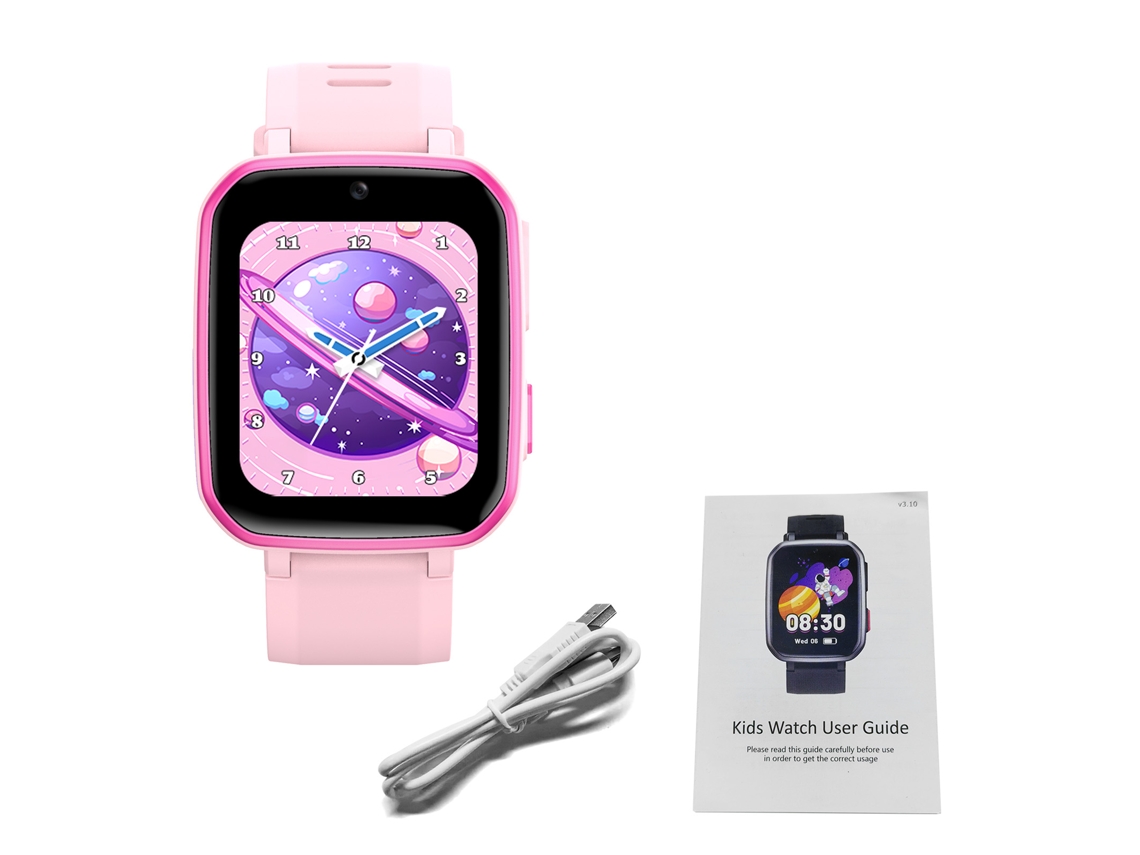 Reloj Inteligente Para Niños Con Dial Personalizado, Cámara, Juegos, Podómetro Y Música. Regalo Para Niños Y Niñas