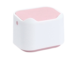 Mini bote de basura de plástico moderno con tapa - Bote de basura para